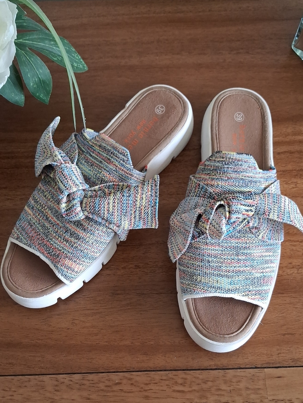 Bernie Mev Venti Freesia Comfort Wedge Sandals ** Size 39 (8 US) - Picture 2 of 11